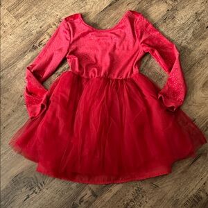 Sparkling Red Kids Dress size 6/7
